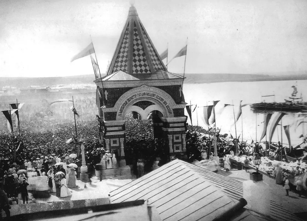 Арка цесаревича Николая, 23 июня 1891 года