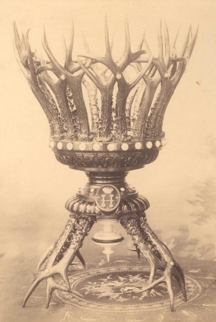 Подарок Цесаревичу Николаю от Общества Сибирских охотников, 1891 год