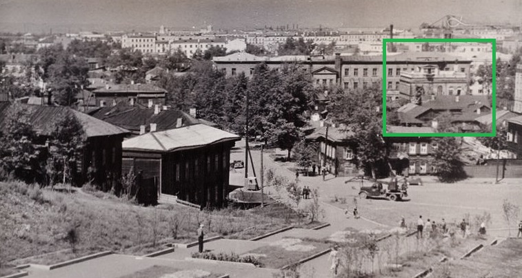 Здание Иркутского научного центра хирургии и травматологии. 1960-е