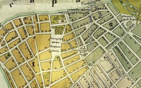 План города Иркутска 1908 года