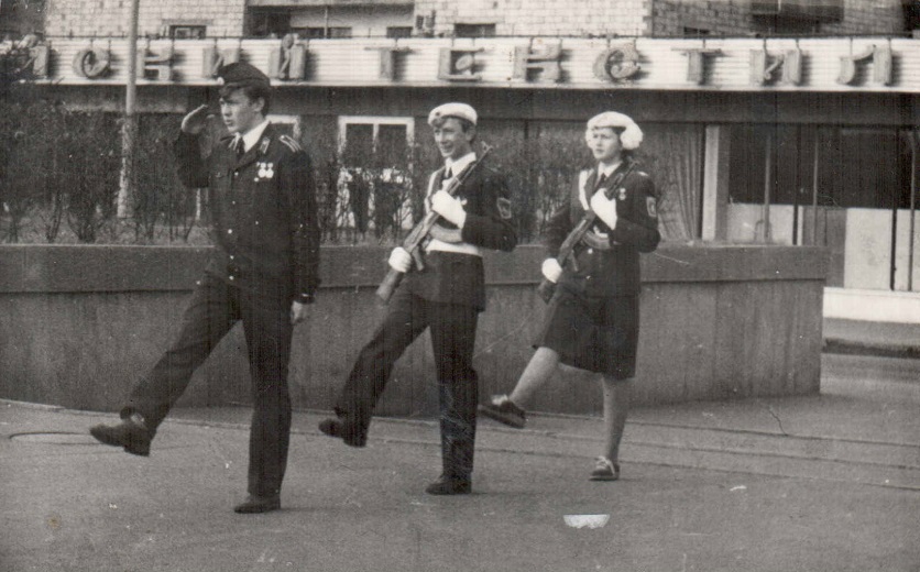 1983 год. Иркутские юнармейцы в Красноярске