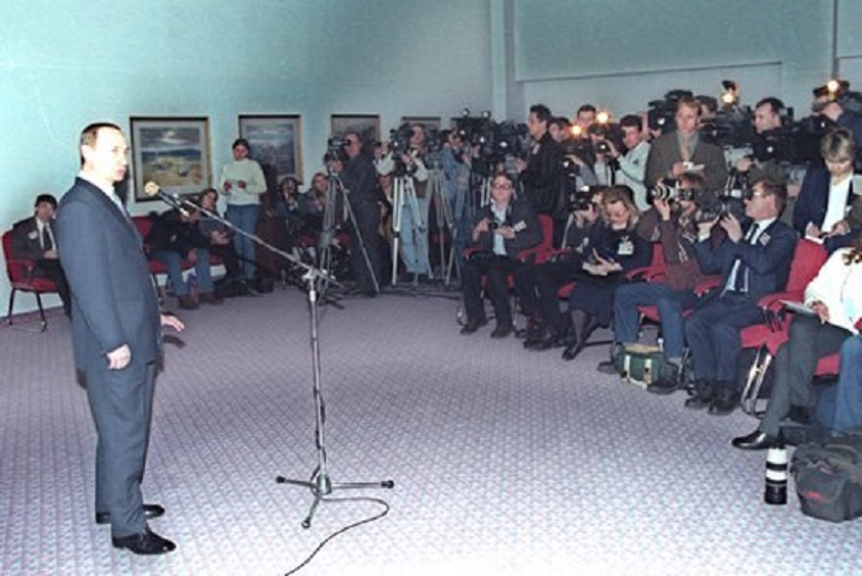 Визит Владимира Путина в Иркутск. 2000 год