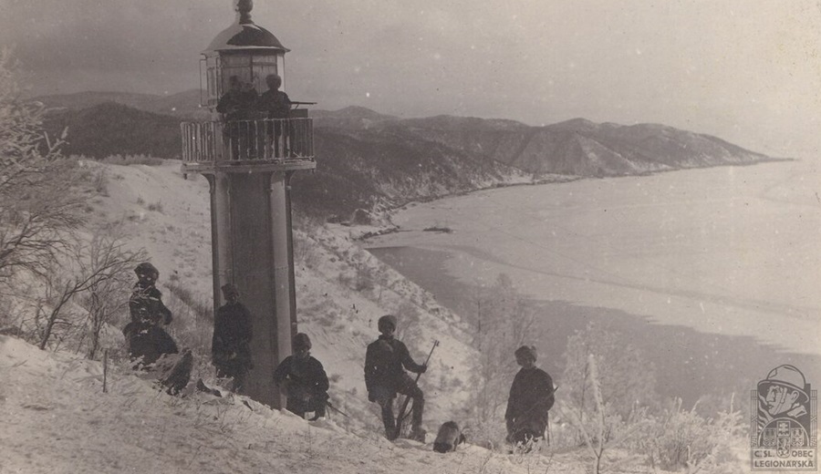 Устьянский маяк, 1920 год (Порт Байкал)