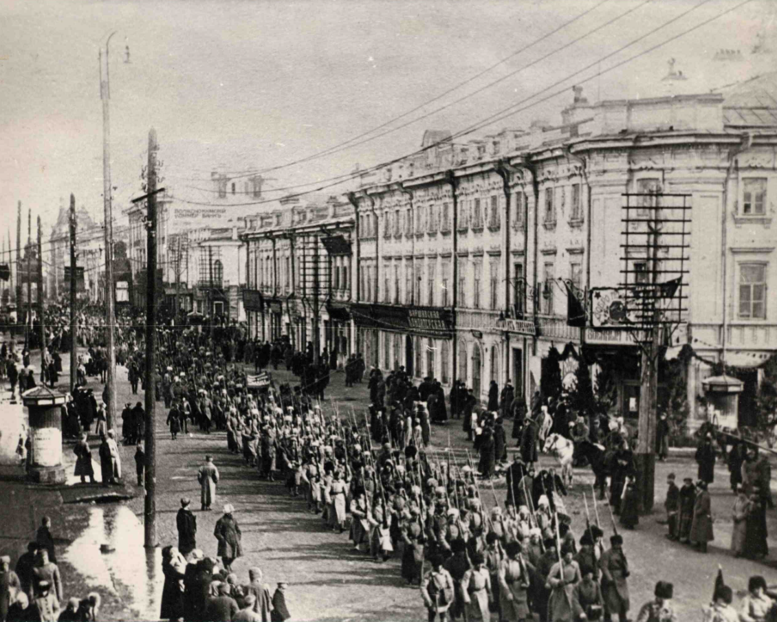 Вступление частей 5-й Армии. Иркутск. 07.03.1920.